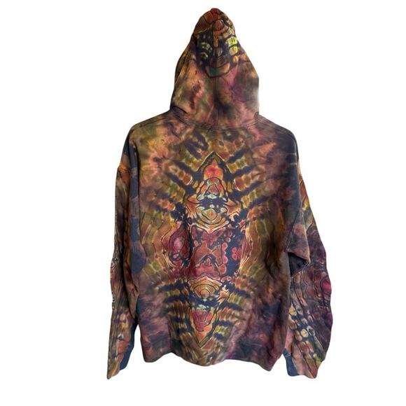 Sacred Vision Hoodie M Tie Dye Handmade Psychedelic - Picture 6 of 9